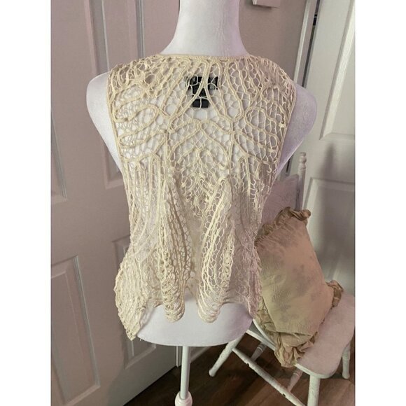 Poetry Clothing Mesh One Size Women's Open Front Kimono - Picture 5 of 6